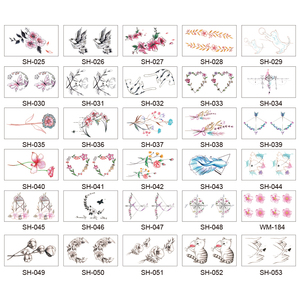 Etiqueta engomada del tatuaje del cuerpo del <span class=keywords><strong>brazo</strong></span> pequeño Impreso a mano Diseño impermeable temporal no tóxico Nuevo y único - Product Image 1