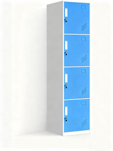 Einzel-Tür Modernes Design Metall-Fitness-Schrank Praktisches Wohnmöbel Kleidungsaufbewahrungsschrank Wohnheim-Aufbewahrungsschrank - Product Image 2