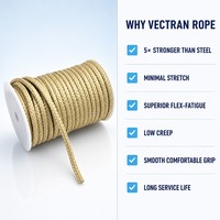 Cordage de sécurité pour parapente - Corde tressée en Vectran haute résistance (Polyarylate de cristal liquide Kuraray LCP)