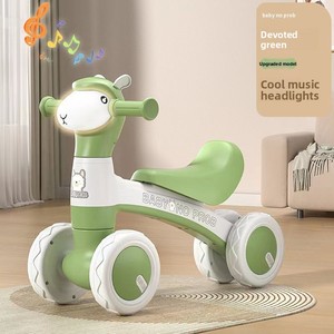 <span class=keywords><strong>Draisienne</strong></span> en plastique à quatre roues pour bébés et tout-petits de 1 à 3 ans – Jouet d'apprentissage de la marche - Product Image 1
