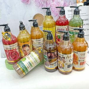 Gel douche à la barbe à papa pour une peau lisse personnalisable 500 ml Mousse riche <span class=keywords><strong>Lait</strong></span> nettoyant à la carotte Glutathion - Product Image 4