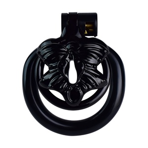 อุปกรณ์ล็อคความบริสุทธิ์ชาย สีดำ ยี่ห้อ FRRK พร้อมเข็มขัด สำหรับ BDSM บอนด์เดจ  ล็อคองคชาต อุปกรณ์ล็อคความบริสุทธิ์ชาย ของเล่นทางเพศสำหรับผู้ใหญ่ 18+ - Product Image 4