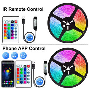 Smart <b>LED</b> Strip <b>Light</b> 5M/10M RGB 5V Waterproof TV Backlight 5050 USB App Control Color-Changing Music Decoration <b>Lamp</b> - Product Image 1