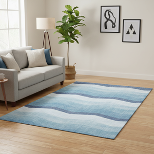 Tapis de salon sur mesure en impression 3D ultra doux pour baie vitrée - Product Image 4