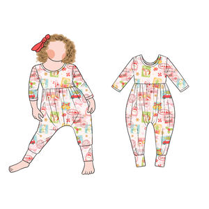 <strong>Girls</strong>' Christmas Long Sleeves Baby <strong>Clothes</strong> <strong>Toddler</strong> Infant Romper Loose Pants Little <strong>Girl</strong> Plus Size One Piece Pleasure Set - Product Image 6