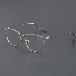 80999 Lunette De Luxe光学高級チタン金属眼鏡フレームビンテージパーソナライズ光学メガネ男性用ダイヤモンド - Product Image 2