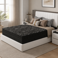 Matelas à ressorts ensachés indépendants noirs personnalisables