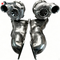 Turbocompresseur double à roulements à billes, boîtier en fonte et roue en aluminium, amélioré pour Audi RS6 RS7 S8 A8 4.0T V8 Moteur EA824/EA825