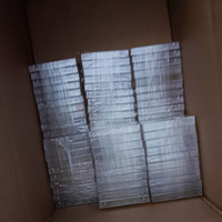 D1396 Ruban adhésif plastique pour cils, boîtier transparent sans languette