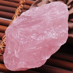 <strong>Wholesale</strong> Pink Natural Rough Rose Quartz <strong>Crystal</strong> Stone Feng Shui Style <strong>Raw</strong> <strong>Crystal</strong> for Crafts - Product Image 3