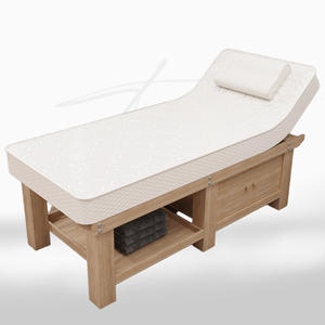 Fábrica al por mayor mesa de belleza moderna de lujo cuerpo cuidado de la piel pestañas faciales belleza <span class=keywords><strong>Spa</strong></span> cama de masaje de madera - Product Image 6