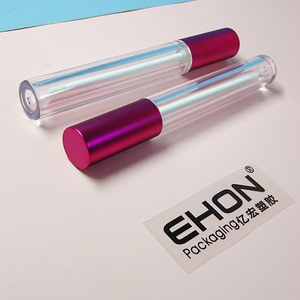 Hot Style Premium PETG Lip Gloss Containers Custom Logo Empty Tube Packaging <b>Screw</b> Cap <b>Flat</b> Pattern Screen Printing Surface - Product Image 3