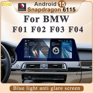 STWEI Android 15 Nouvel écran anti-reflet anti-lumière bleue adapté aux lecteurs multimédias automobiles BMW Série 7 F01 F02 avec CarPlay sans fil AUTO - Product Image 2