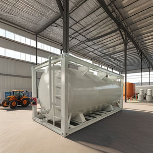 ถังเหล็กคาร์บอนเก็บ ISO ผนังเดียวสะดวกสำหรับปั๊มน้ำมันเชื้อเพลิงดีเซลเบนซิน - Product Image 1