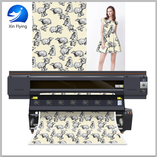Epson 3200 Head 1.9m Dye Sublimation Photo Printer Printing Machine Price for Heat Transfer Paper