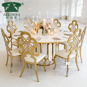 Modern Luxury Gold Stainless Steel High Back King Throne <b>Chair</b> for Wedding Dining Outdoor & Living Room Rental - Product Image 5