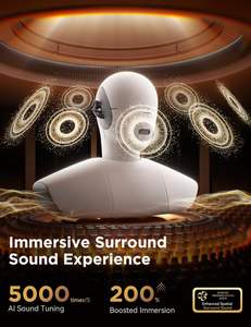 หูฟังไร้สายแบบหนีบหู-ตัดเสียงรบกวนแบบแอคทีฟ เบสหนัก น้ำหนักเบา สวมใส่สบาย อัตโนมัติ แยกซ้าย-ขวา <span class=keywords><strong>jl</strong></span> - Product Image 6