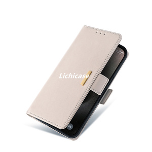 Étui portefeuille à rabat avec boucle magnétique Lichicase pour Realme 15 15 Pro GT7 GT <span class=keywords><strong>7T</strong></span>, étui en cuir PU avec cordon, <span class=keywords><strong>coque</strong></span> de téléphone - Product Image 1