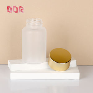 120ml Clear Frosted Available Medical <b>Pill</b> <b>Bottles</b> Glass Container for Supplements and Capsules Sealed Chemical <b>Bottle</b> - Product Image 6