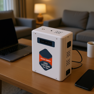 Convertidor de Voltaje de 3000VA, Transformador de Corriente de 220V a 110V, Enchufes Estadounidenses, Pantalla LCD, Protección de Temperatura - Product Image 2