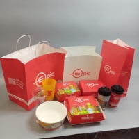 Boîtes à lunch bento durables en plastique transparent de 24oz Récipient pour aliments à emporter avec prix de gros Récipient alimentaire biodégradable
