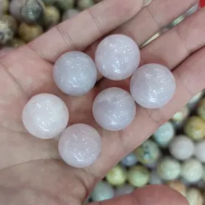 Wholesale Bring Good Luck Natural Gemstone 2CM Little Sphere Polished Crystals Healing Stones