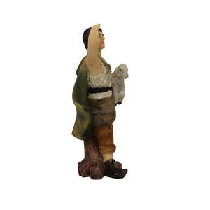 11cm Nativity Shepherd Figurine with Sheep on Arm for <b>Christmas</b> Figurines & Toys-9006935103311 - Product Image 3