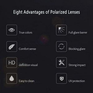 Lunettes de soleil polarisées personnalisées CR39 1.50 avec protection UV400, verres à revêtement souple pour la plage, les voyages et la conduite - Product Image 5