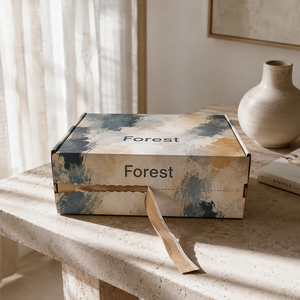Cajas de embalaje recicladas autosellantes con logotipo de impresión personalizado Caja DE PAPEL DE ENVÍO Caja de cartón corrugado con flauta - Product Image 1