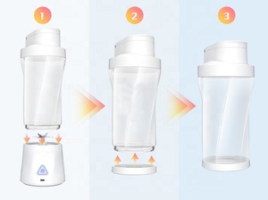 <span class=keywords><strong>2025</strong></span> 360 Wát có thể sạc lại máy ép trái cây xách tay máy xay sinh tố Pin hoạt động máy xay sinh tố cup smoothies Máy ép trái cây cup Mini Máy ép trái cây chai - Product Image 4