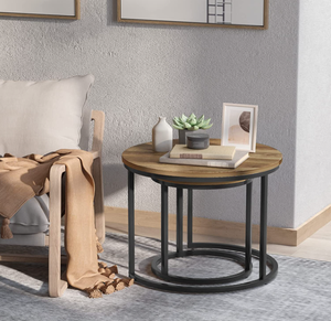 Multifunctionele Set Van <span class=keywords><strong>2</strong></span> Salontafel Speciaal Ontwerp Voor Decoratie In De Woonkamer - Product Image 4