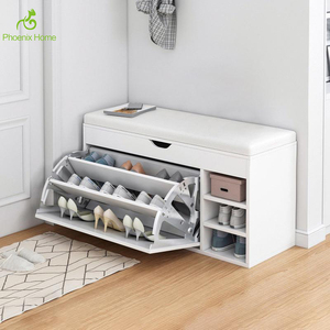 Thiết kế hiện đại giày bằng gỗ giá băng ghế dự bị cho entryways phòng khách trường sử dụng - Product Image 1