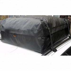 Bolsa de carga superior impermeable para coche, compatible con todos los coches con rieles laterales, barras transversales o sin portaequipajes, incluye accesorios resistentes. - Product Image 4