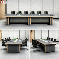 Table de Conférence de Luxe JIUSHUN en Bois pour Bureau et Salle de Réunion – Vente en Gros