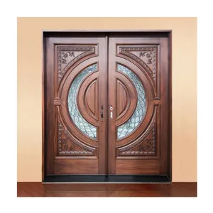 अमेरिकी सीबीएममार्ट बाहरी अनुकूलित फ्रेंच ओक सॉलिड वुड डोर प्रीहंग एंट्री गेट एल्यूमिनियम आंतरिक दरवाजे घर के लिए डिजाइन