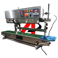 Machine verticale FR-1000 de thermoscellage de sacs de film plastique avec la machine continue de scellage de bande d'impression d'encre solide