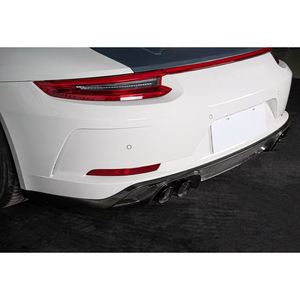 Kit carrosserie sport 2016-2019 pour modification et amélioration de voiture, avec lèvre de pare-chocs arrière et feux arrière intégrés, compatible avec 911 991.2 - Product Image 6