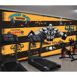 Su misura Per Il Fitness Bilanciere 3D design murales carta da parati per la Ginnastica - Product Image 5