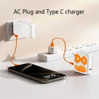 Chargeur sans fil 22.5W 10000mAh 3-en-1 magnétique grande capacité 20W sortie batterie externe chargeur rapide AC banques d'alimentation centrale électrique