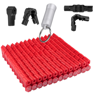 Easy Installation Magnetic Key Plastic Red Security Lock for Commodity Link Supermarket <b>Hooks</b> - Product Image 2