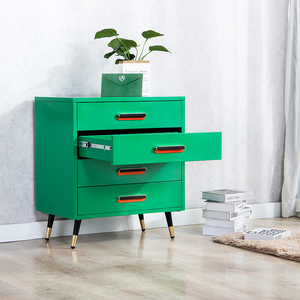 Colore blu cielo mobili soggiorno in metallo acciaio <span class=keywords><strong>cassettone</strong></span> 6 cassettiera cassettiera divano <span class=keywords><strong>letto</strong></span> armadietto laterale con piedini - Product Image 4