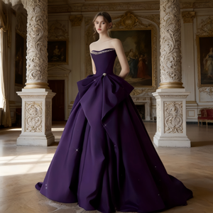 <span class=keywords><strong>Robe</strong></span> <span class=keywords><strong>de</strong></span> bal en tulle lavande grande taille, <span class=keywords><strong>robe</strong></span> <span class=keywords><strong>de</strong></span> soirée luxueuse sans bretelles pour bal <span class=keywords><strong>de</strong></span> promo, mariage léger et fête <span class=keywords><strong>de</strong></span> princesse - Product Image 4