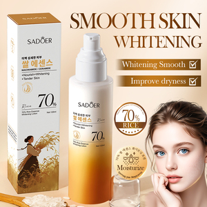 Lotion à l'essence de riz SADOER de marque privée OEM au <span class=keywords><strong>prix</strong></span> d'usine Hydratant coréen pour le visage blanchissant et hydratant en profondeur pour une peau éclatante - Product Image 1