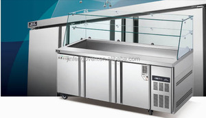 상업용 피자 샐러드 바 샌드위치 카운터 디스플레이 냉장고 피자 준비대 냉장고 - Product Image 2