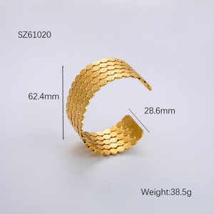 Pulsera de Moda de Verano de Alta Gama, Elegante Diseño de Acero Inoxidable con Oro de 18K, Simple y Elegante, Ligera y de Lujo, No se Desvanece, para Mujer - Product Image 6