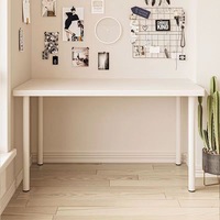 Bureau d'ordinateur moderne en bois, simple et très demandé, avec rangement, 80/100/120 cm, pour bureau à domicile et tables de salle à manger, écologique