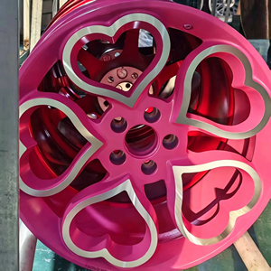 Jantes forgées en forme de cœur rose mignonnes de 17, 18, 19, 20, 22, 23 pouces, jantes 5x112, 5x114.3, jantes 5x120 pour <span class=keywords><strong>Jeep</strong></span> Wrangler <span class=keywords><strong>JK</strong></span> JL - Product Image 5