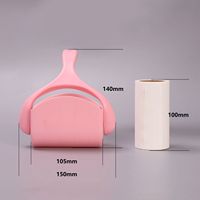 Großer Griff Sticky Lint Remover Roller Adhesive Travel Paper Lint Roller Kleidung Haustiere Haarentferner Roller