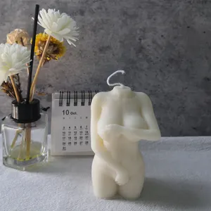 Праздничный подарок J58, Ароматизированная соевая человеческая изогнутая Свеча для беременных, купальник 9 см, Женская Ароматизированная Свеча для сексуального тела