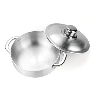 Venta al por mayor de aluminio lijado cazuela establece ollas de cocina antiadherentes resistente al calor utensilios de cocina para cocinar - Product Image 2